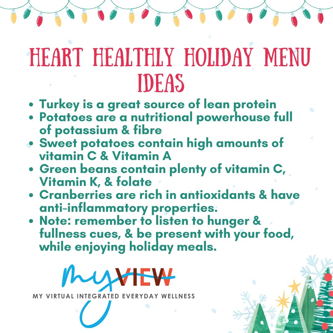 Eating well can certainly include a treat or, two, but be sure to enjoy some of these #heart healthy holiday favourites. #wellness #cardiacwellness 
#hearthealth #beatheartdisease #nutrition #cardiac #healthyheart  #healthyhabitsforheart  #atrialfibrillation #healthyholidays