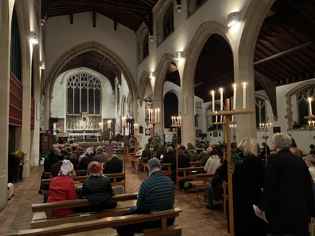 Gathering for Carols by Candlelight