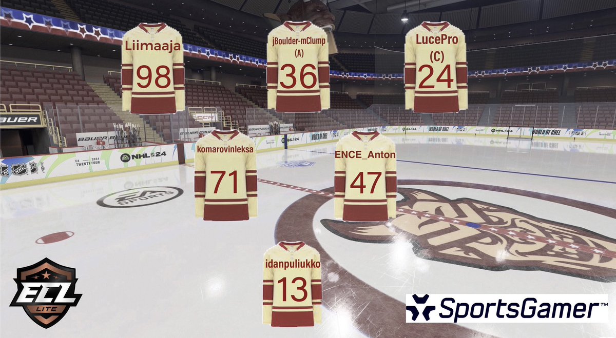 Game day!☠️

🆚 <a href="/scbern_esports/">SCB eSports</a> 
🕘 21.00 CET
📺 twitch.tv/luceproo

<a href="/SportsGamerGG/">SportsGamer</a> 
<a href="/EASPORTSNHL/">EA SPORTS NHL</a> 
#ECL24 

Roster!🔥