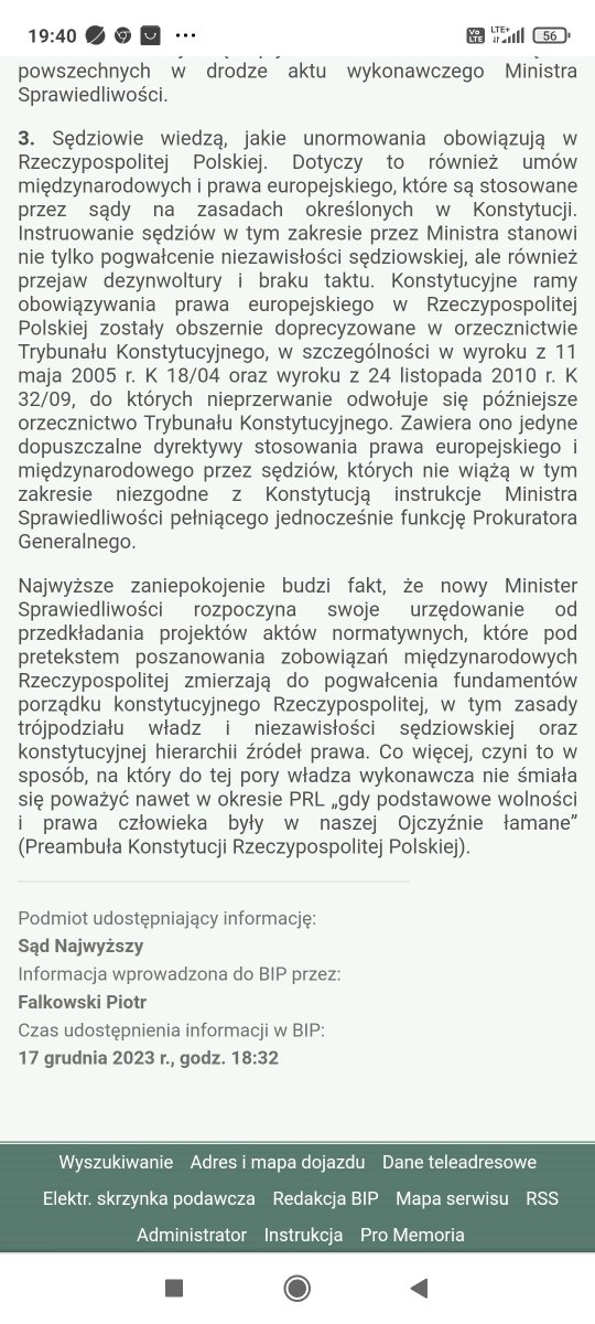 Na stronach @SN_RP_ pojawiło się oświadczenie IPSN w związku z projektem zmiany Reg. sądów powszechnych @MS_GOV_PL @Adbodnar. @KRS_RP zachęca do zapoznania się!