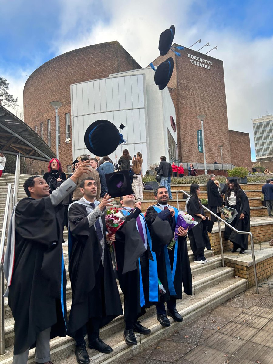 Grateful beyond words as I celebrate my graduation! It might be the first Eritrean PhD in archaeology of the Mai Nefhi generation (in about 20 years – I think)!!! I share the joy with you all🎓✨ 🎉🍾

#PhD #Graduation #ExeterUniversity #Eritrea #Archaeology