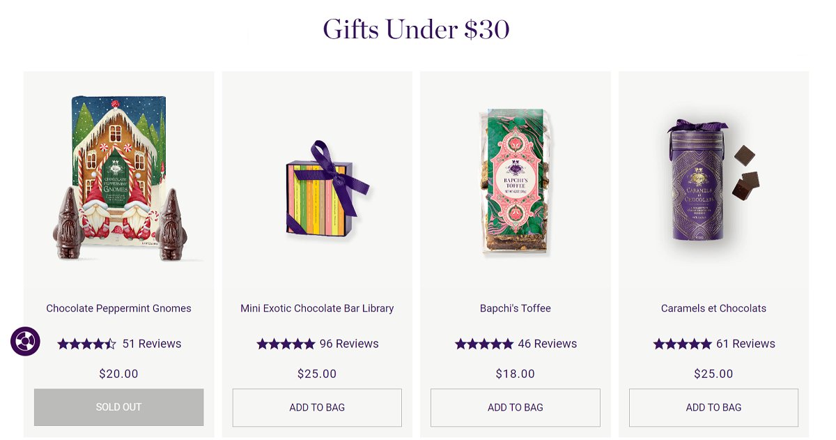 BESTSELLING Chocolate Gifts! 🎁
#Chocolate #Gifts, #Baskets, & #Boxes For Delivery | Vosges Haut-Chocolat sovrn.co/1c8efc3
#holidays #giftideas #giftsunder30