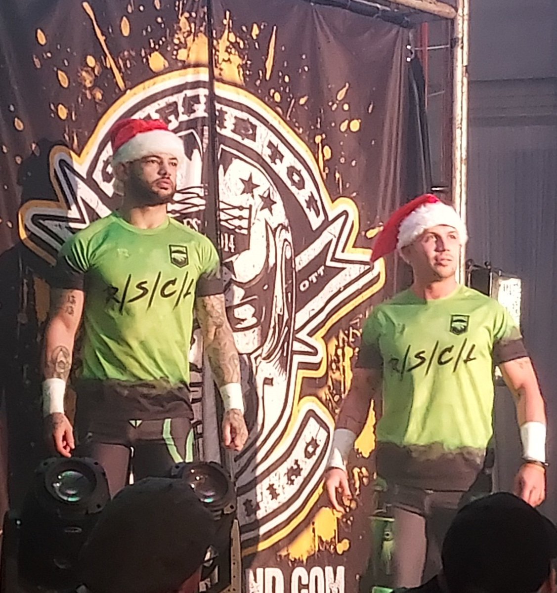 Jsaundersk7's tweet image. Got to meet zachary wentz and Trey miguel on my way to OTT event favourite tag team in impact wrestling The Rascals