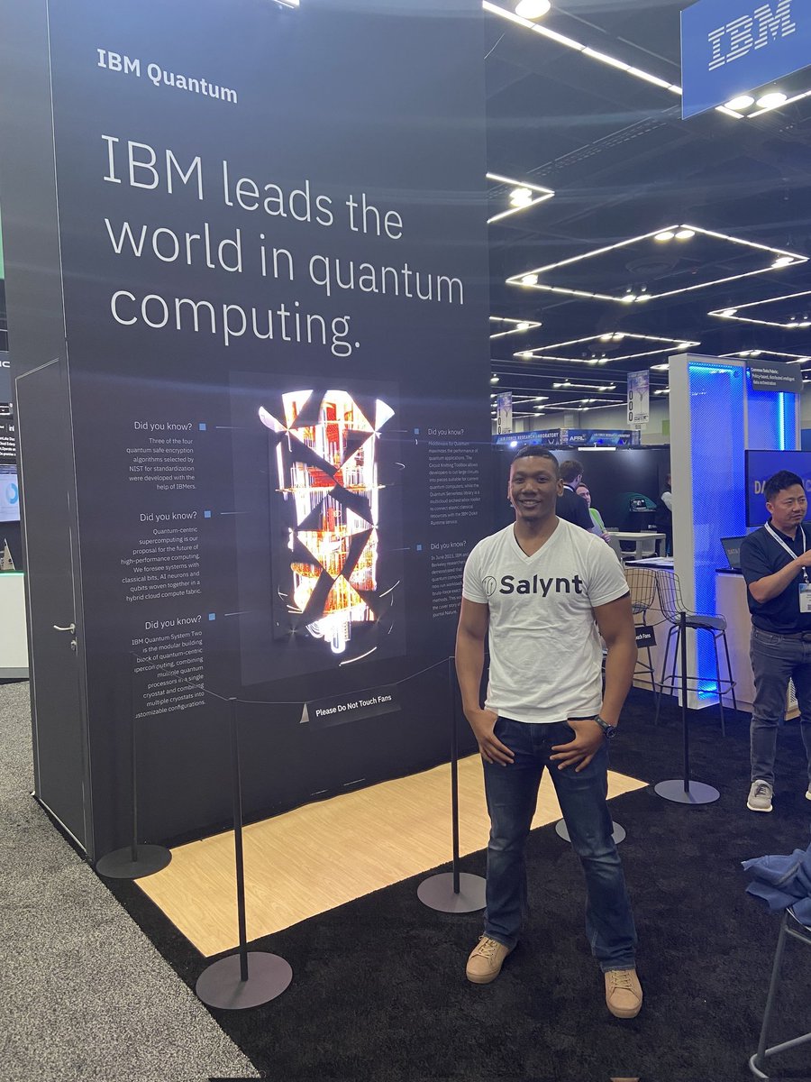 Mr_jrlawson's tweet image. Being an entrepreneur is an exciting experience at times. I get to enjoy new cities and standing beside IBM&apos;s supercomputer demo and the AFRL&apos;s tactical vehicle – it&apos;s an incredible experience to be part of a movement reshaping our nation&apos;s defense capabilities.

#DoDIIS2023 #AI