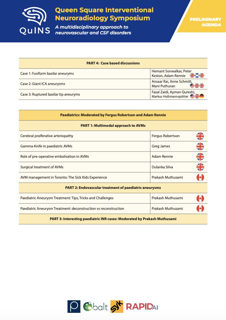 Wonderful to see Queen Square ranked the No.3 in the world for neurology and neurosurgery by <a href="/Newsweek/">Newsweek</a> Join us March 14th/15th for round table discussions and debates on pertinent INR topics. Registration is open, QR code and details ⬇️