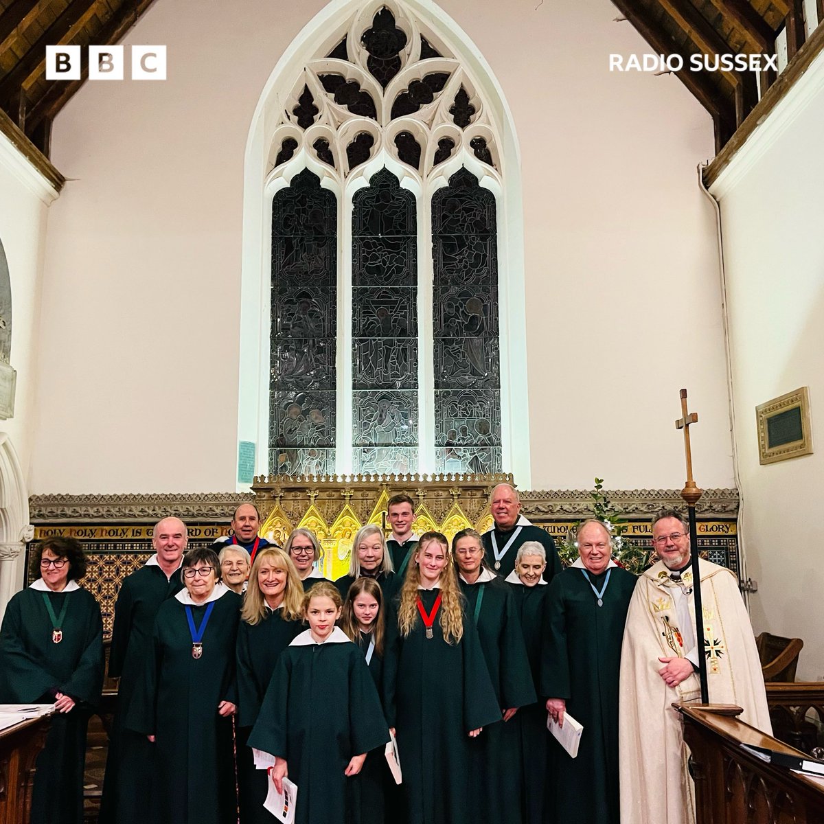 A massive thank you to the choir and congregation of St Nicholas Church, Godstone for hosting the recording of this year’s BBC Radio Sussex and BBC Radio Carol Service. You can hear it on Christmas Eve (5pm) and Christmas Day (1pm).