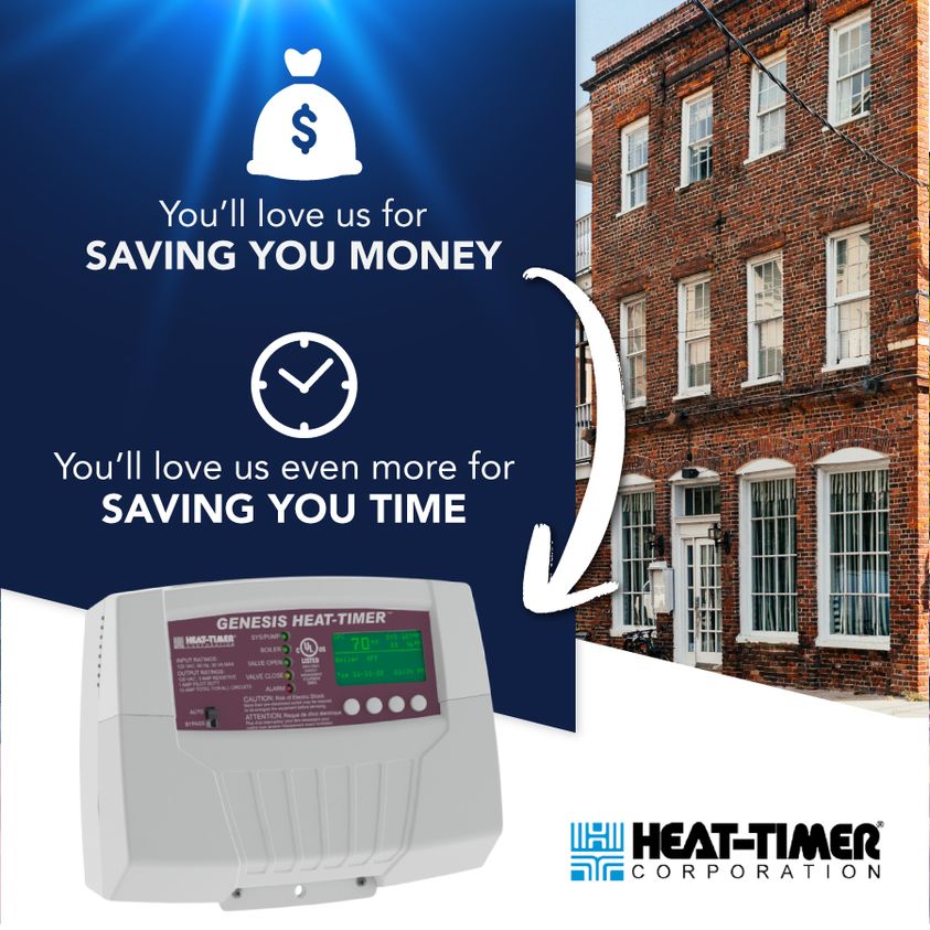The  Heat-Timer® Genesis is perfect for small buildings with 20 units or less! With this heating control system, expect to reduce your fuel consumption up to 30% AND adjust your building's temperature 24/7 on any internet-capable device! steamdepot.com/926842-GENLT.h…
