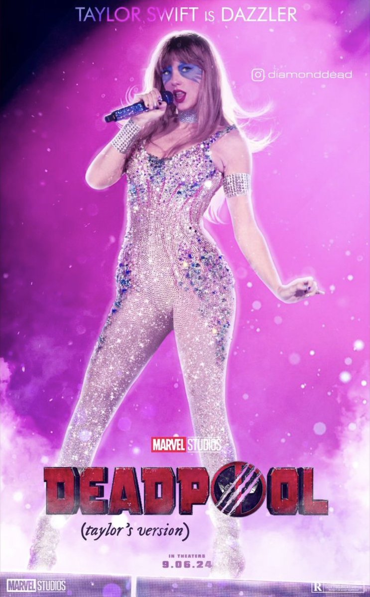 What are your thoughts on Taylor Swift possibly playing Dazzler in DEADPOOL 3?

art by @diamonddead
#Deadpool3 #Xmen #Dazzler #MCU #Swifties #TaylorSwift