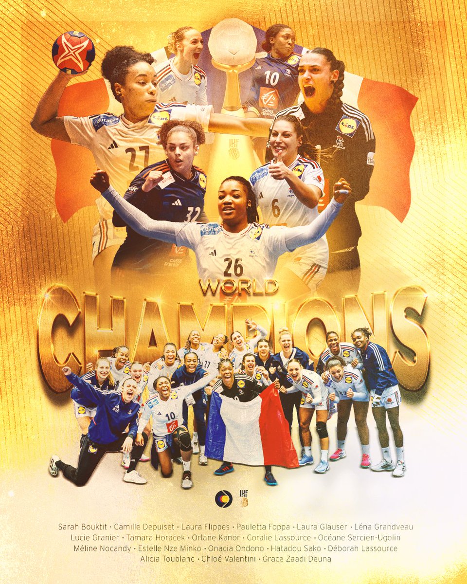 🏆 World champions 🇫🇷

#DENNORSWE2023 #aimtoexcite