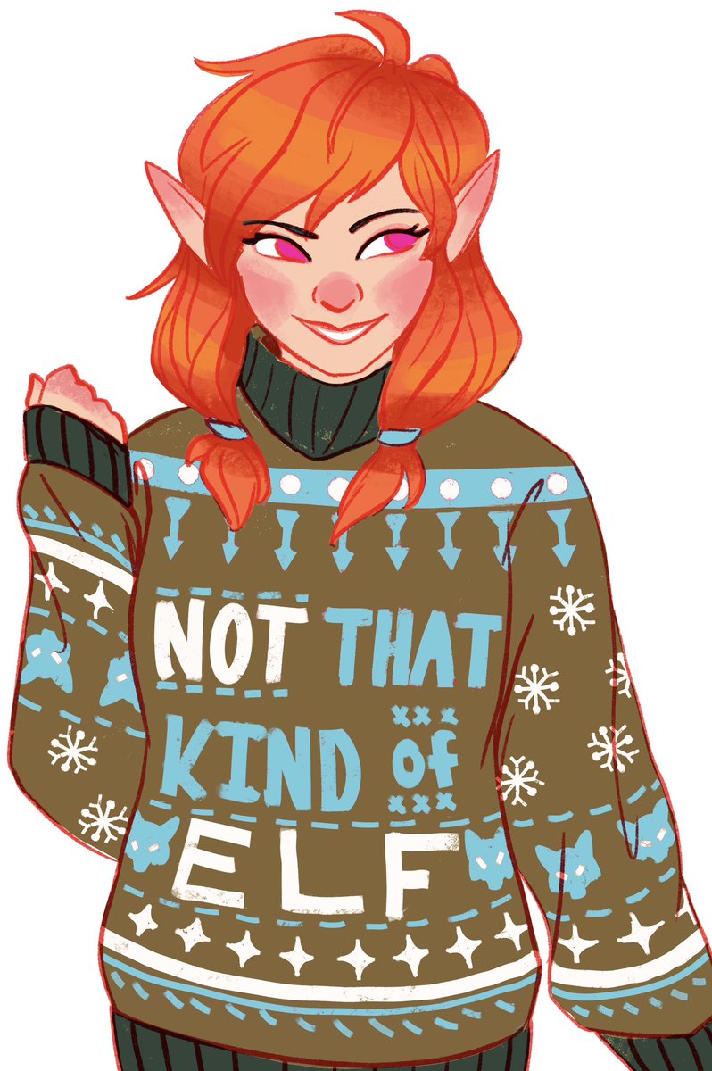 ❄️Sweater Season❄️ is here and I want them all 💚💕🤎

#Brawlhalla #brawlhallaart #UglyChristmasSweater