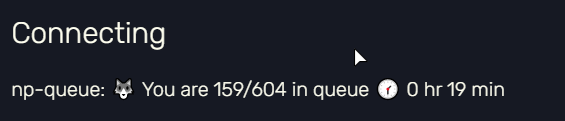 Queue story today. Loaded in and got Dont quit; loading into server. Started loading in, got an error. Rejoined at 150 in queue. this after sitting 14 hours in the queue before this one. #NoPixel <a href="/nopixel/"></a> we need some love for the Vagos. <3 please hit me up