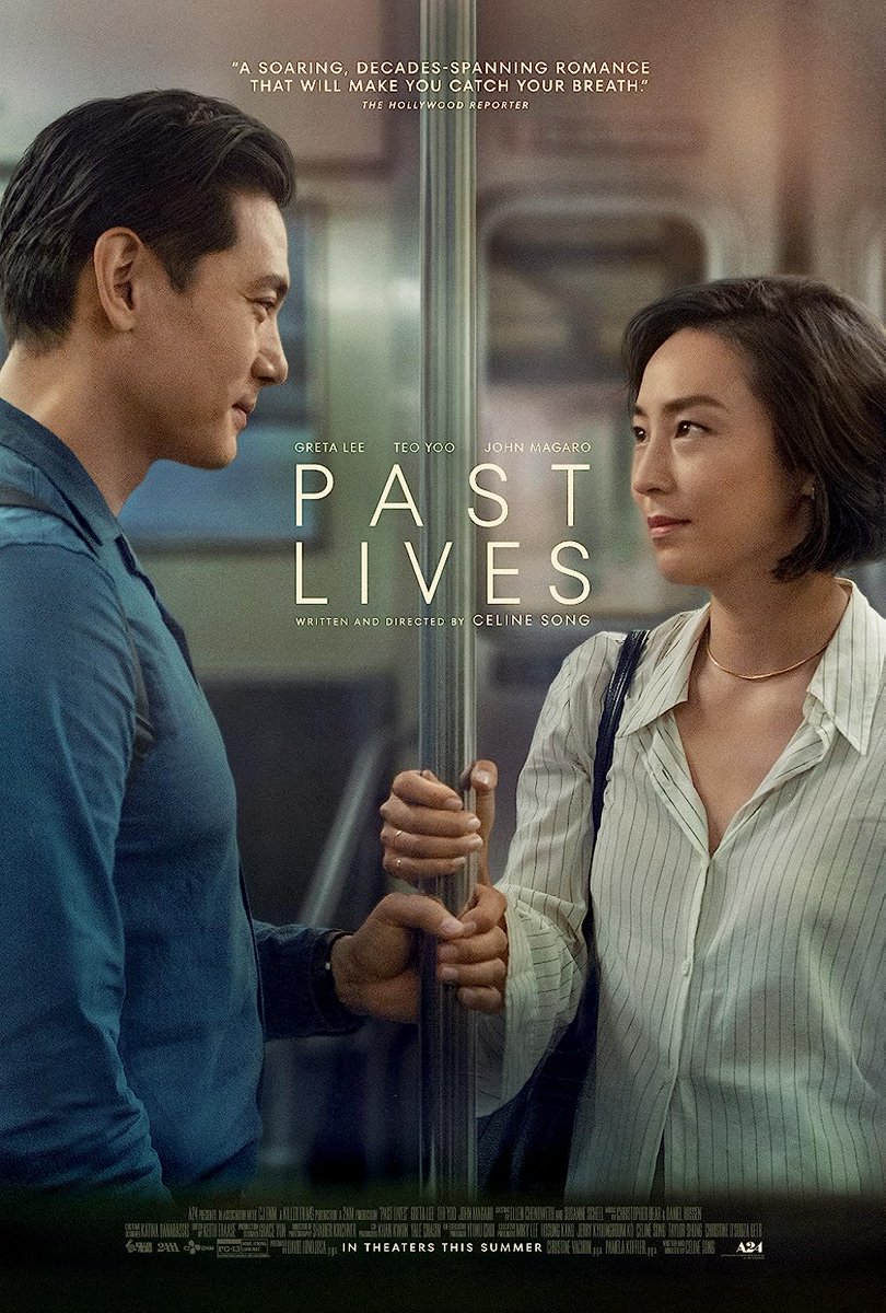 346-Past Lives
Yaşanamamışlıklar,pişmanlıklar ve en önemlisi keşkelerin olduğu inanılmaz bir film olmuş🥹 Bazen sadece bir bakış bile birçok şeyi anlatıyor. Finali insanı derinden etkiliyor.😭
#PastLives #GretaLee #TeoYoo #JohnMagaro