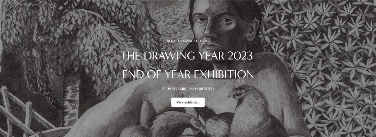 closing soon (19/12) - The Drawing Year 2023 End of Year Exhibition . a selection of over 400 drawings, prints and works on paper by students graduating from The Drawing Year 2023 postgraduate programme. <a href="/RoyalDrawing/">Royal Drawing School</a> royaldrawingschool.org/lectures-event… #art #london