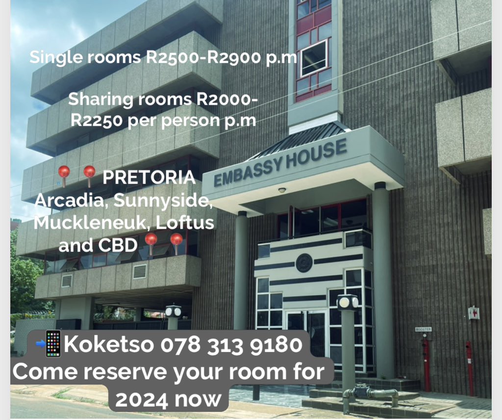 Come and reserve your room for 2024 academic year.
#GirlTalkZA
#StudentAccommodation