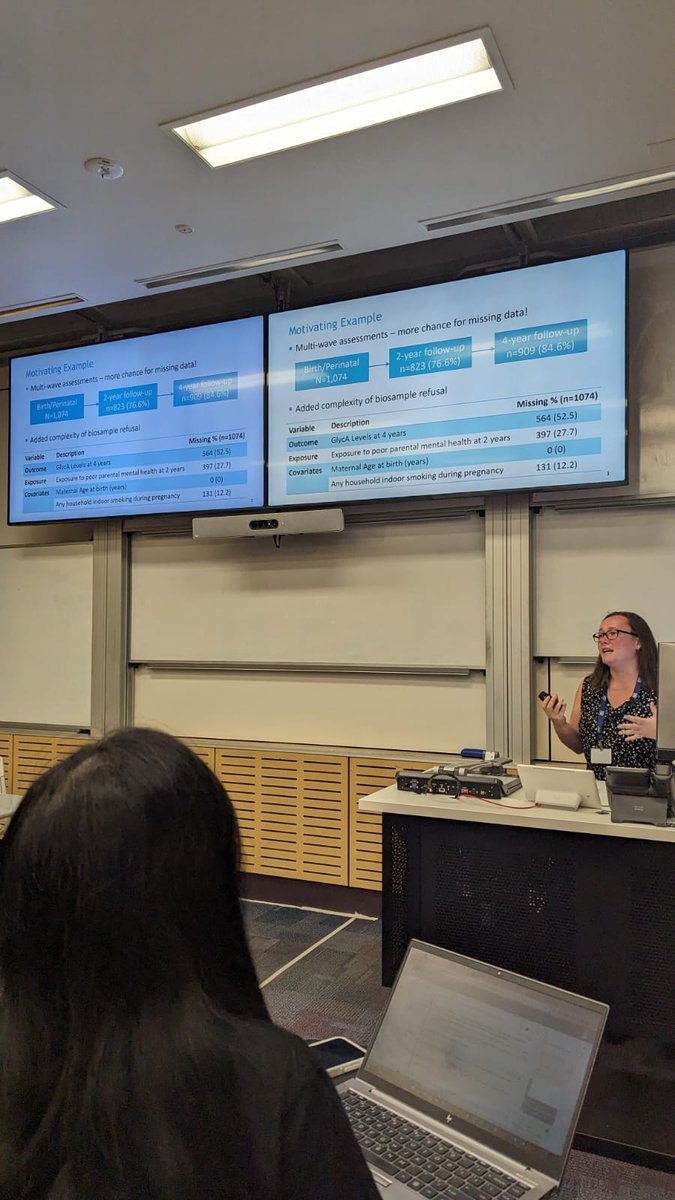 CEBU_Melbourne's tweet photo. @MK_Middleton , @rush_099 , @_DaisyShepherd , and John Carlin delivered captivating oral talks on research and topics ranging from #multipleimputation, #causalinference, and teaching of regression analysis https://t.co/WGuQQ45PnC