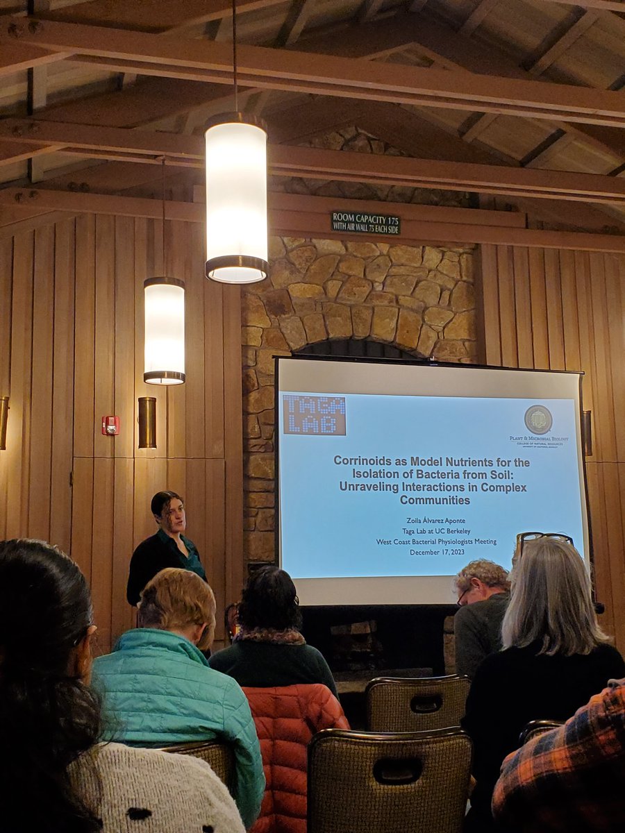 Taga Lab (@ucbtagalab) on Twitter photo <a href="/zoilaialvarez/">Zoila Alvarez Aponte</a> and <a href="/BeckyProcknow/">Becky Procknow</a> gave some incredible talks at West Coast Bacterial Physiologists! 🌟 <a href="/zoilaialvarez/">Zoila Alvarez Aponte</a> and <a href="/BeckyProcknow/">Becky Procknow</a> gave some incredible talks at West Coast Bacterial Physiologists! 🌟