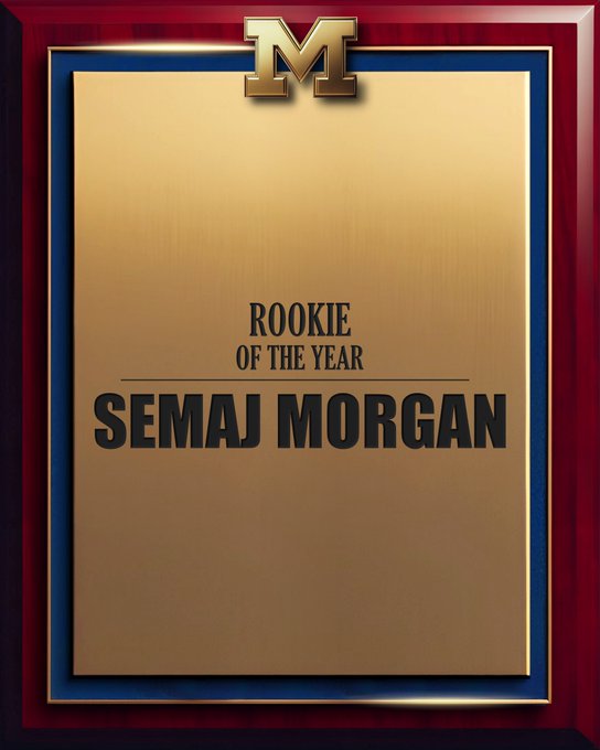 Rookie of the Year: Semaj Morgan