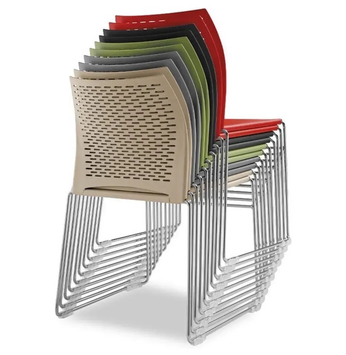 DesignApplause's tweet image. • @BorgoSeating Net chair from Borgo Contract Seating! With its high-density stacking design and optional depth-adjustable tablet
 Check it out at #NeoCon2023 

#BorgoContractSeating