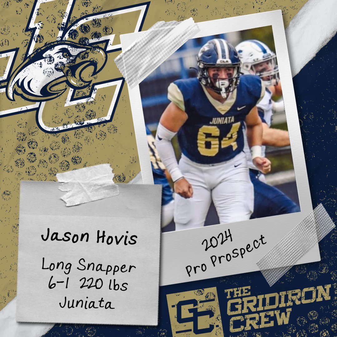 ⚠️ Attention Pro Scouts, Coaches, and GMs ⚠️ You need to look at 2024 Pro Prospect, Jason Hovis @Jason_H64, a LS from @JuniataFootball 👀 See our Interview: thegridironcrew.com/jason-hovis-20… #2024ProProspect #DraftTwitter #NFLDraft #NFL #CFLDraft #CFL #ProFootball 🏈