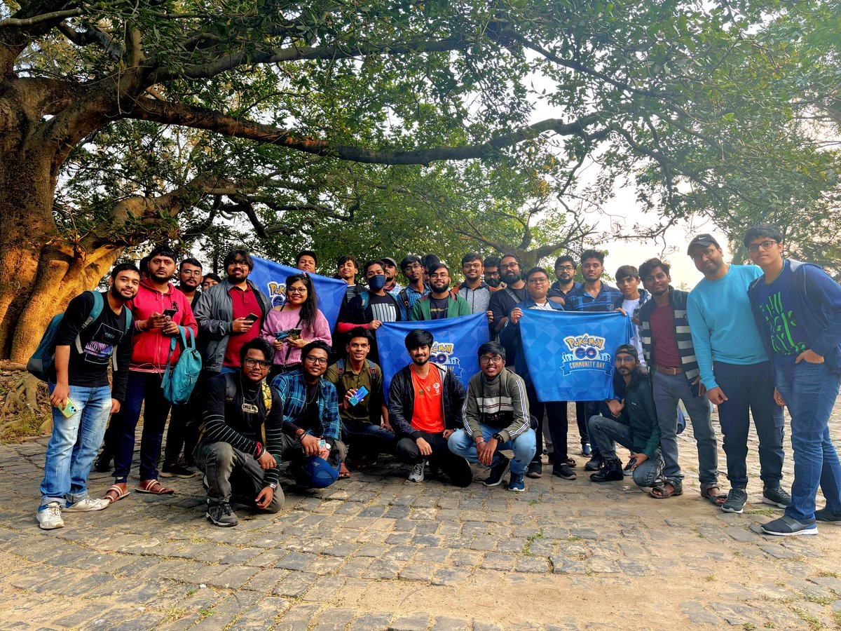 PokeGoWB's tweet photo. #DecemberCommunityDay 2023 in Kolkata, West Bengal- INDIA🇮🇳 📍🫶
#PokemonGoCommunityDay
#PokemonGoCommunityDayMeetup
#CommunityDay
#AaoKhelePokemonGo
#PokémonGOApp #PokemonGoWestBengal
#PokemonGoIndia #MeetYouOutThere
@PokemonGoApp @PokemonGoAppIN
@NianticLabs https://t.co/zovennJed4