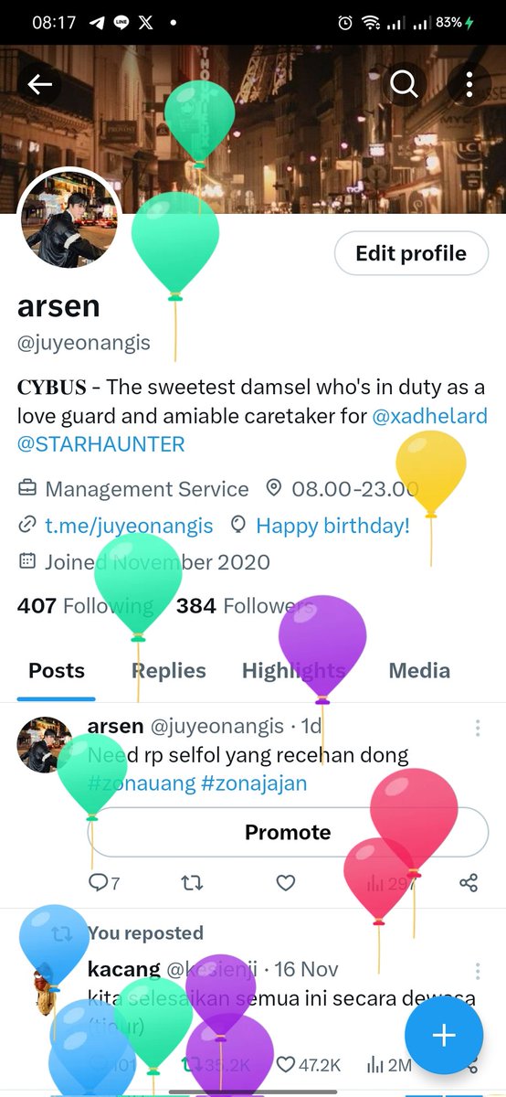 Jualan balon kah