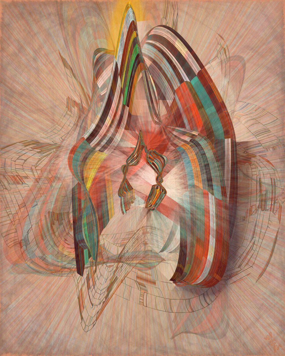 Been searching for a way to create areas that look incomplete: drawn but not yet treated with color. This is a device used a lot by many 20th painters and especially Paul Cezanne who would leave raw canvas areas showing contrasting other areas of intricate painting. I always