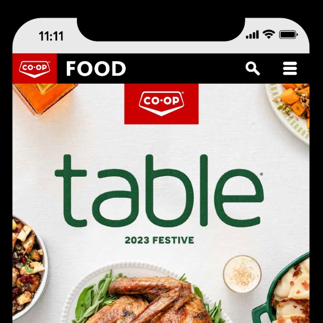 evergreen_coop's tweet image. Have you found the one recipe in Co-op's Table magazine but can not remember what ingredients you need?

You can bring up Table magazine on your phone.

You can put it all in one place and never leave your list at home again.

#evergreencoop
#tablemagazine
#shoplocal