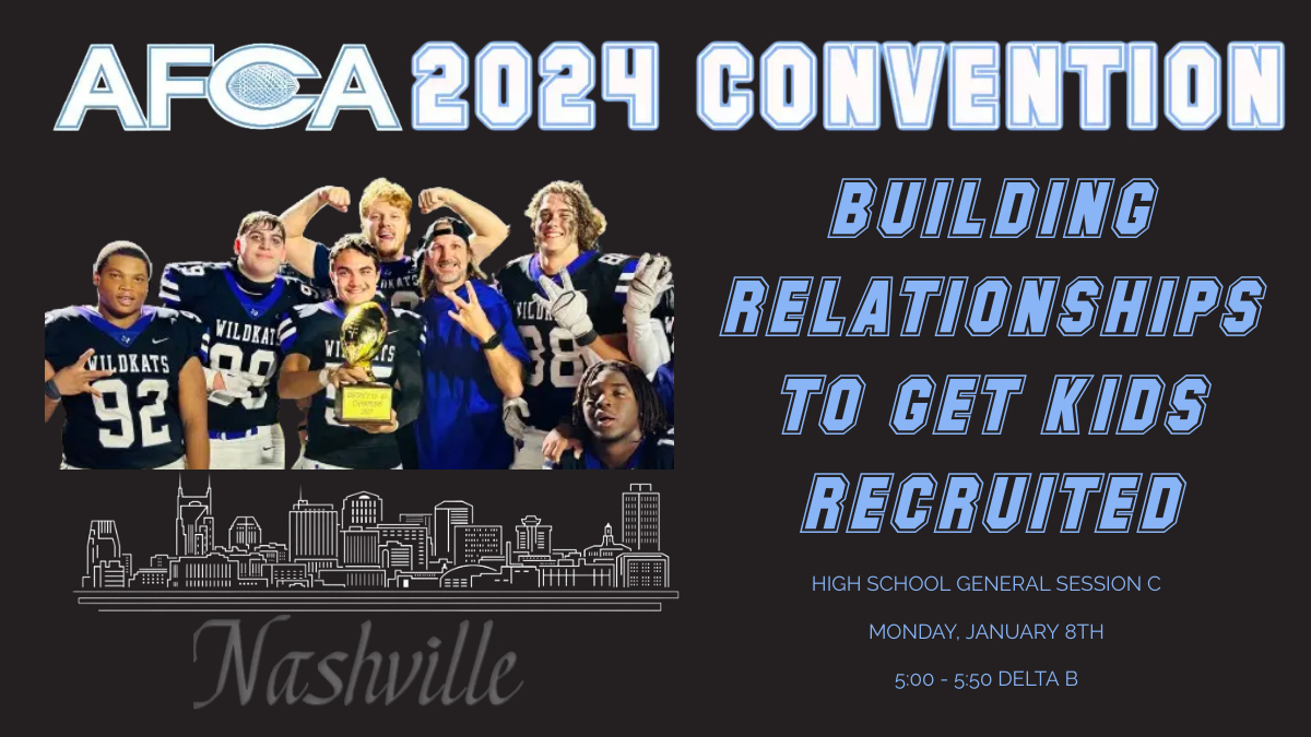 Chad Johnson (@coachchadj) on Twitter photo Incredibly honored to represent @williswildkats1 speaking at this years <a href="/WeAreAFCA/">AFCA</a> convention in Nashville. Y'all come check me out Jan 8th 5 PM in Delta B before you settle in to watch the Natty! <a href="/CoachMarioPrice/">Coach Mario Price</a> <a href="/CoachTMiller18/">Trent Miller</a> <a href="/CoachJGlenn/">Jason L. Glenn M.Ed, CMAA, TAAC</a> <a href="/THSCAcoaches/">THSCA</a> @mattstepp #txhsfb Incredibly honored to represent @williswildkats1 speaking at this years <a href="/WeAreAFCA/">AFCA</a> convention in Nashville. Y'all come check me out Jan 8th 5 PM in Delta B before you settle in to watch the Natty! <a href="/CoachMarioPrice/">Coach Mario Price</a> <a href="/CoachTMiller18/">Trent Miller</a> <a href="/CoachJGlenn/">Jason L. Glenn M.Ed, CMAA, TAAC</a> <a href="/THSCAcoaches/">THSCA</a> @mattstepp #txhsfb
