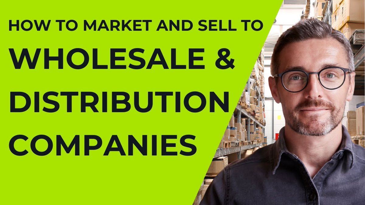 🖥️[Watch] How to Market and Sell to Wholesale and Distribution hubs.li/Q01WPjNt0 #distributioncompany #gotomarket #gotomarketstrategy #GTMstrategy #BuyerPersonas #DistributorDerek