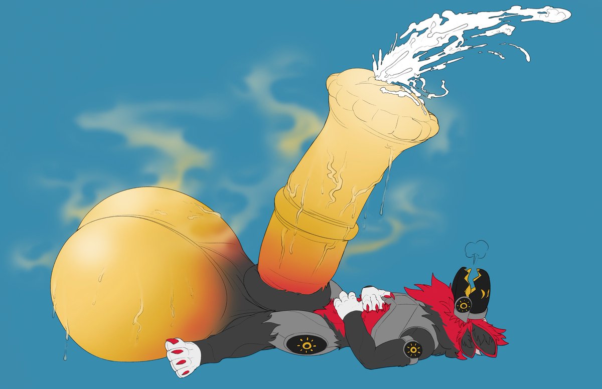 CW  BIG hyper cock and some CV mixed in there
.
.
.
.
.
.
.
.
wanted to try giving the proto a HUGE dick and balls and then why not make them VERY HOT? >:) 

whoever was in there did most likely not last long~
but made into a nice load aswell.
art by aetherxov on FA