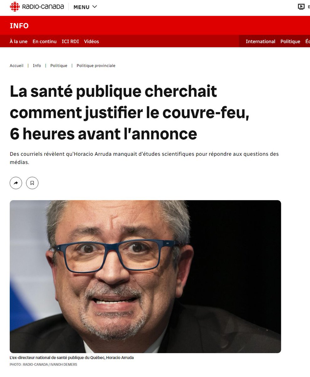 Vous souvenez vous quand Legault a annoncé qu'on serait la seule place au monde qui serait confiner le jour de l'an,

T'a un criss de problème quand tu cherche encore la raison 6 heures avant l'annonce