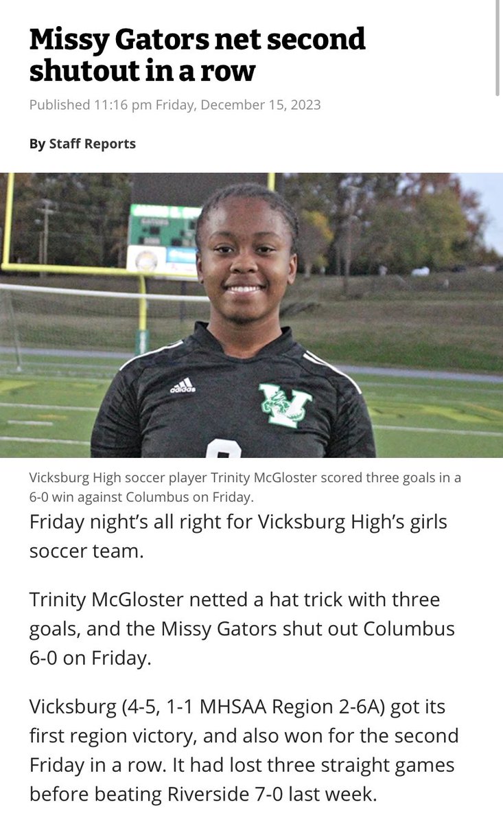 First hat trick of the season! Many more to come! 
<a href="/GoJSUTigersSOC/">Jackson State Soccer</a> <a href="/MGCCC_Wsoccer/">MGCCC Women’s Soccer</a> <a href="/MCCEaglesWSOC/">MCC Women’s Soccer</a> <a href="/socceramerica/">SoccerAmerica</a>