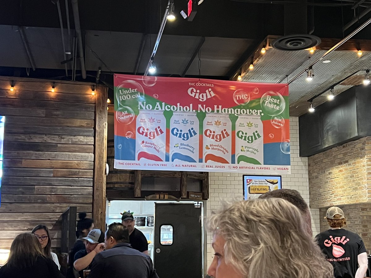 STautges's tweet photo. @MeatSauce1 stop in to Cowboy Jacks at MOA during your mall crawl. They have THC seltzer’s since you’re not drinking anymore https://t.co/hTaHCQSIAN