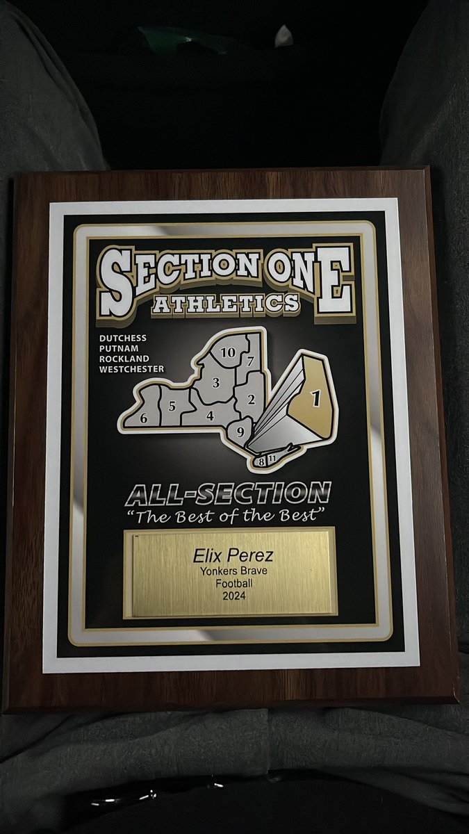 Thank you <a href="/YonkersBrave/">Coach Chiappa</a> for the opportunity of being awarded “All Section” God First 🙏🏽