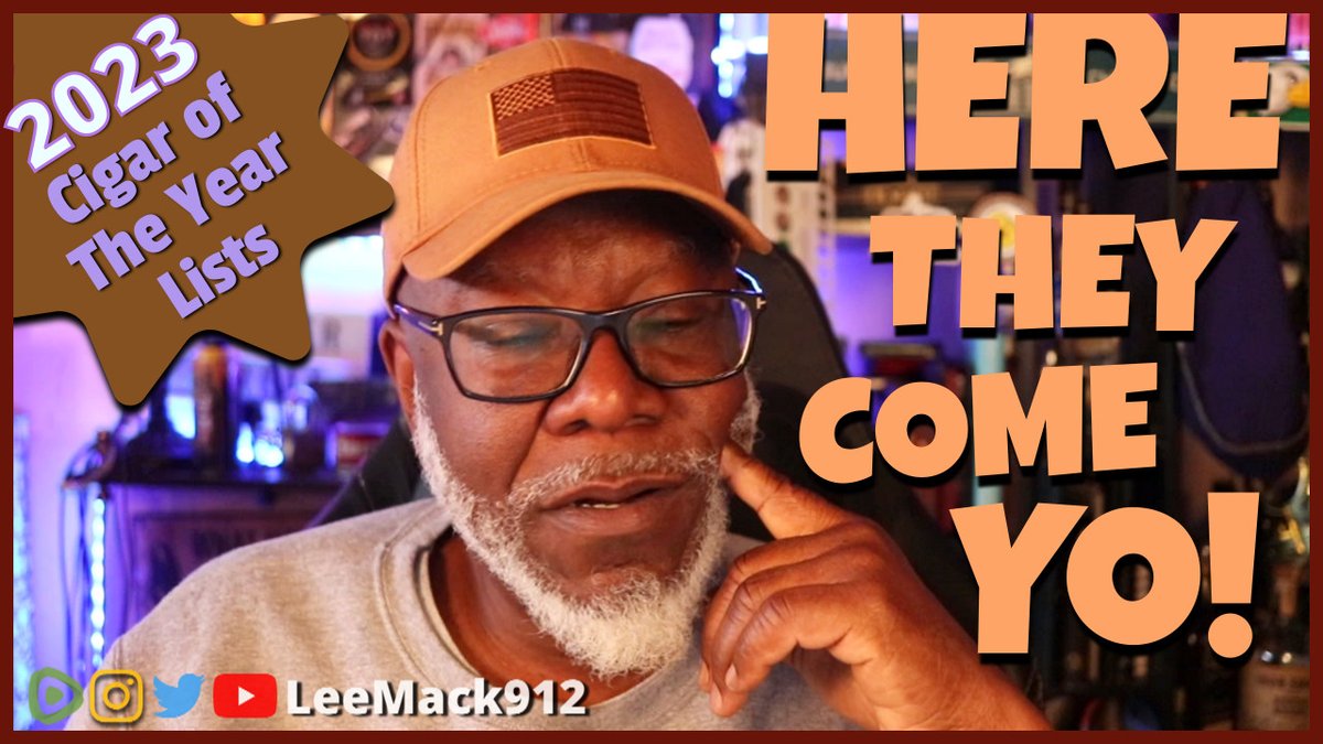 It's that time of the year again.....2023 Cigar of The Year Lists. Not sure exactly the dates that they will come out but let's talk about the cigars on this years list. Today YouTube | LeeMack912 | 5pm EST youtu.be/3XnBBXziL-M