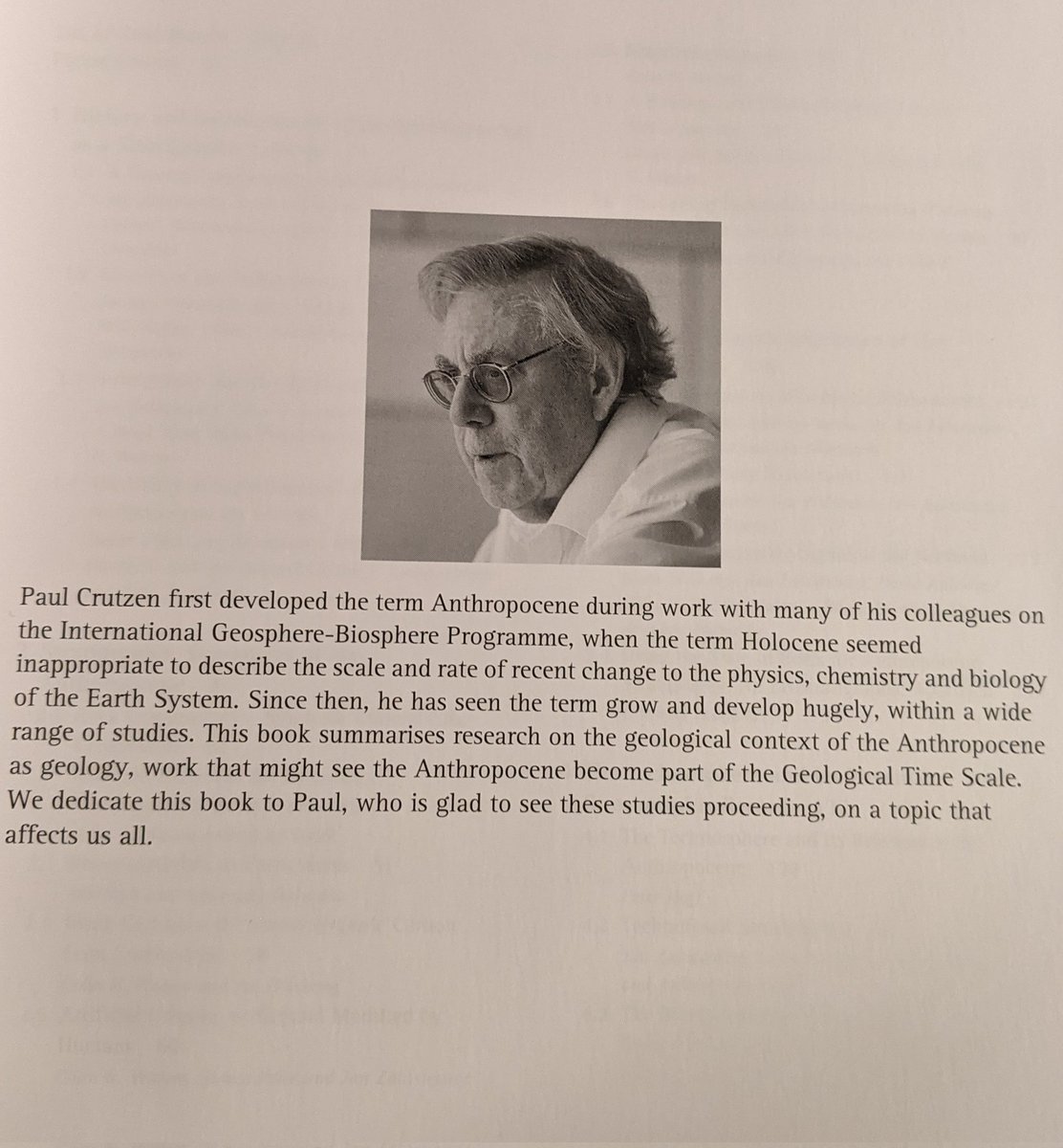 FabienColombo's tweet photo. "#PaulCrutzen first developed the term #Anthropocene during work with [...] the #IGBP when the term #Holocene seemed inappropriate [...] We dedicate this book to Paul, who is glad to see these studies proceeding, on a topic that affects us all"
#AnthropoceneWorkingGroup (#AWG) https://t.co/uFkcFoGtqp