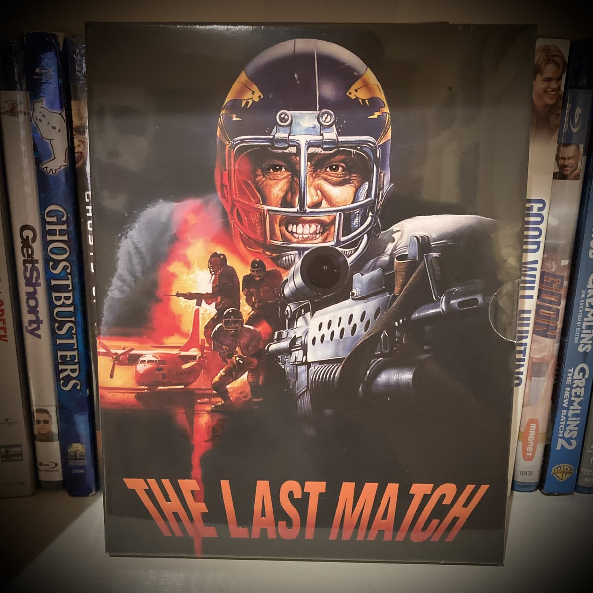 I've been seeing clips and images of #TheLastMatch for years, so when @cauldron_films was having a sale recently, I had to jump on it. The slip case is incredible, let's hope the film is as crazy as I assume it is! Anyone see this? #bluray #boutiquebluray #cultfilm #outofprint