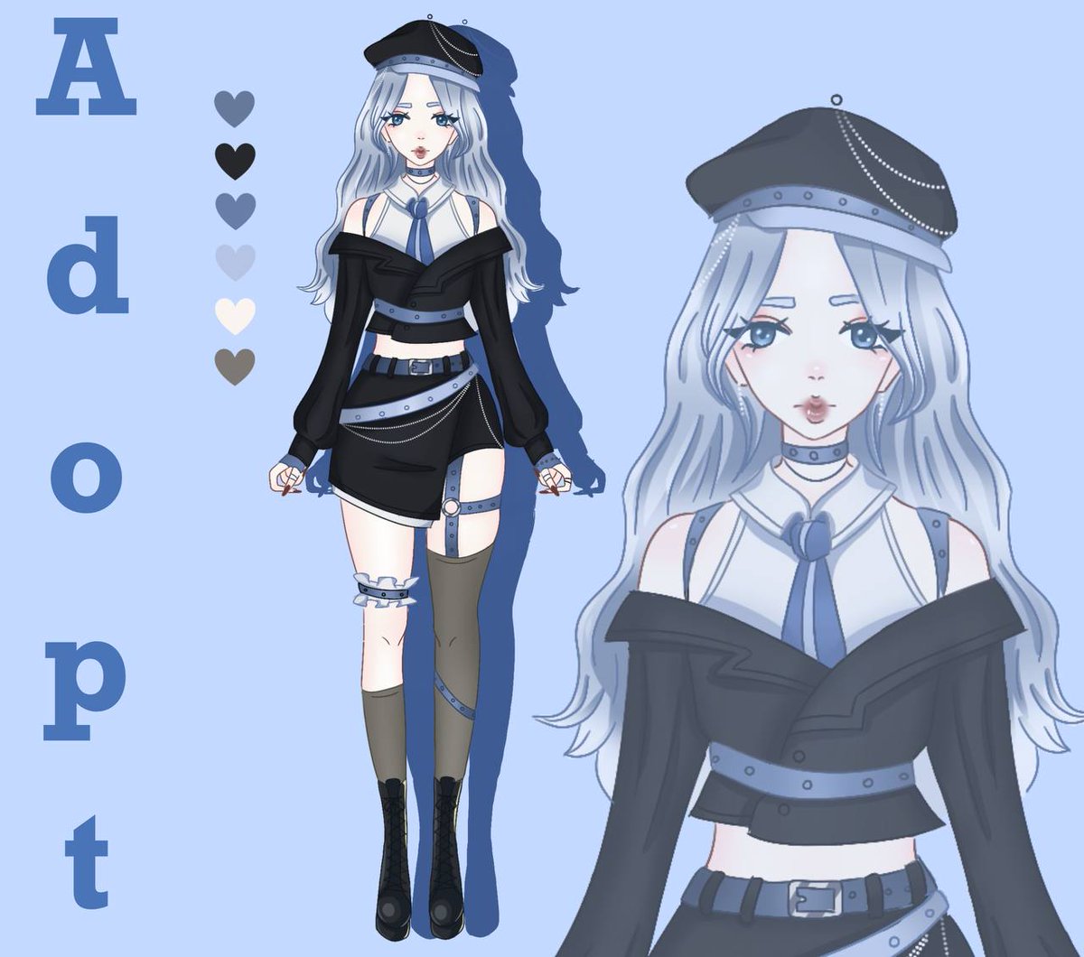 STARTING BID: 15$ (full-size file)🌸

🌸MIN INCREMENT: 2$🌸

🌸AB1: 40$ (full-size file, portrait art with emotions of your choice, chibi art)🌸

🌸AB2: 70$(full-size file, NSFW, portrait art with emotions of your choice, chibi art)🌸

🌸_RULES:🌸

- Payment - to PayPal

#adopt