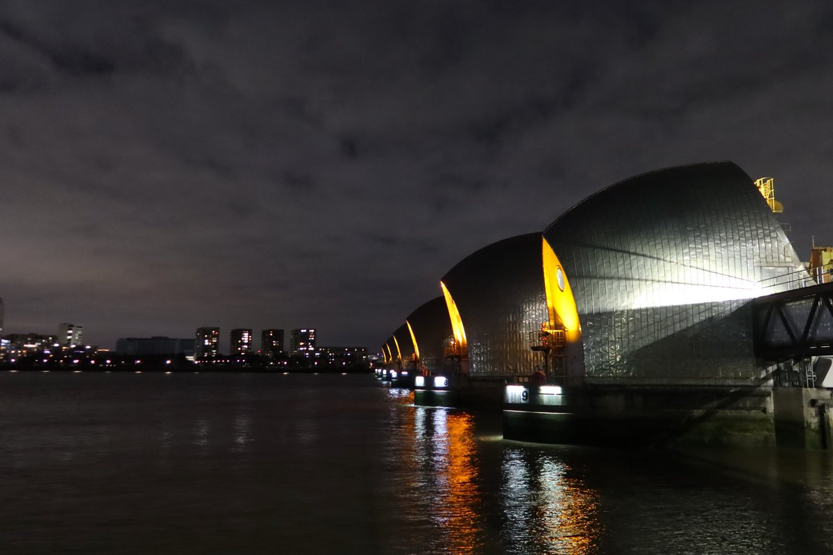 It’s more than 40 years old, but I still find the #ThamesBarrier one of the most stunning, forward-looking structures in the capital. When lit at night it's straight out of a sci-fi movie.