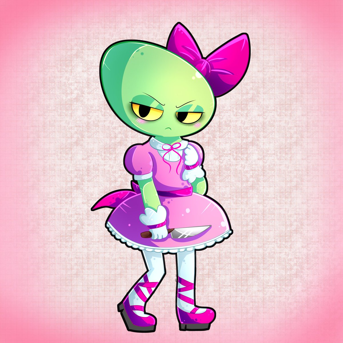 Artemis_drag0n's tweet photo. Jack but  he was forced to wear a pink dress. He is mad, but pink definitely suits him #finalspace #lordcommander #lord_commander #final_space #TheLordCommander #finalspacelordcommander #finalspaceoc  #finalspacejack  #jackfinalspace https://t.co/f1DXm1ALZO