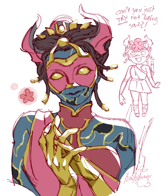 some duviri doodles i finished between work until i can play the new update-- mathila and sythel are the ones i encounter the most
#warframefanart #tennocreate #warframe 