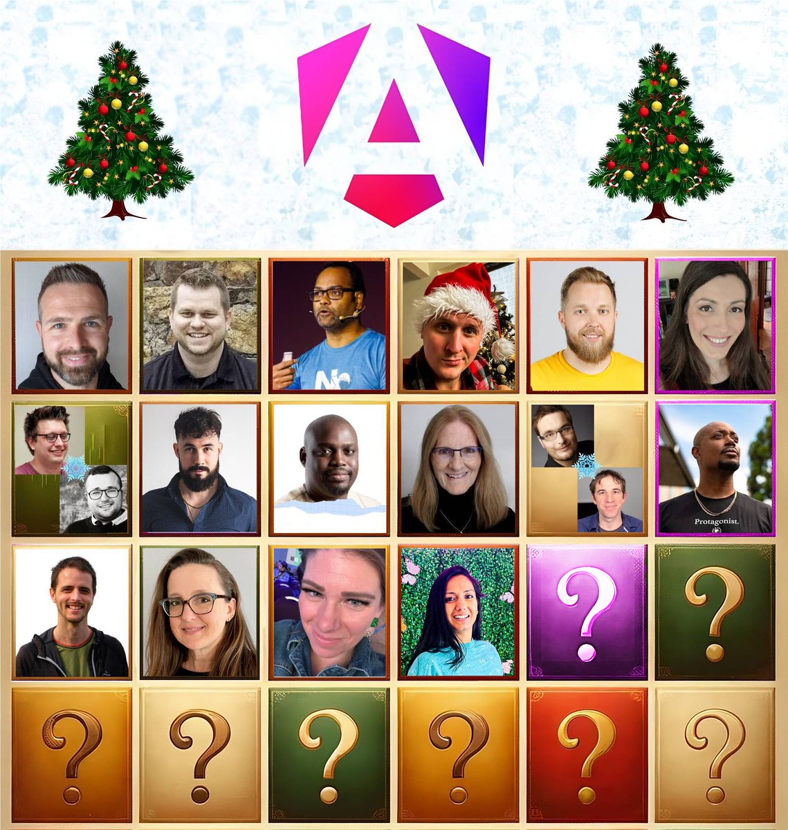 DanielGlejzner's tweet image. Day 16: @GuacamoleAnkita wearing the best Christmas themed outfit I have ever seen! Thank you for the video :)
Day 17: 2x Guest Day! Check angularchristmascalendar.com to uncover the mystery!
#angular