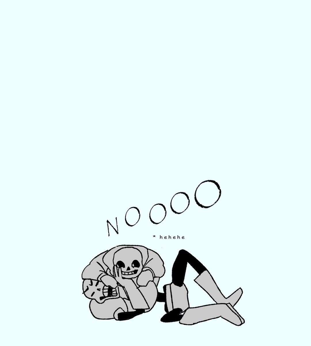 sunsestart's tweet photo. The older sibling urge to crush your little brother under your weight ( me everyday )
#undertale #sans #papyrus https://t.co/4CJLHT7JlU