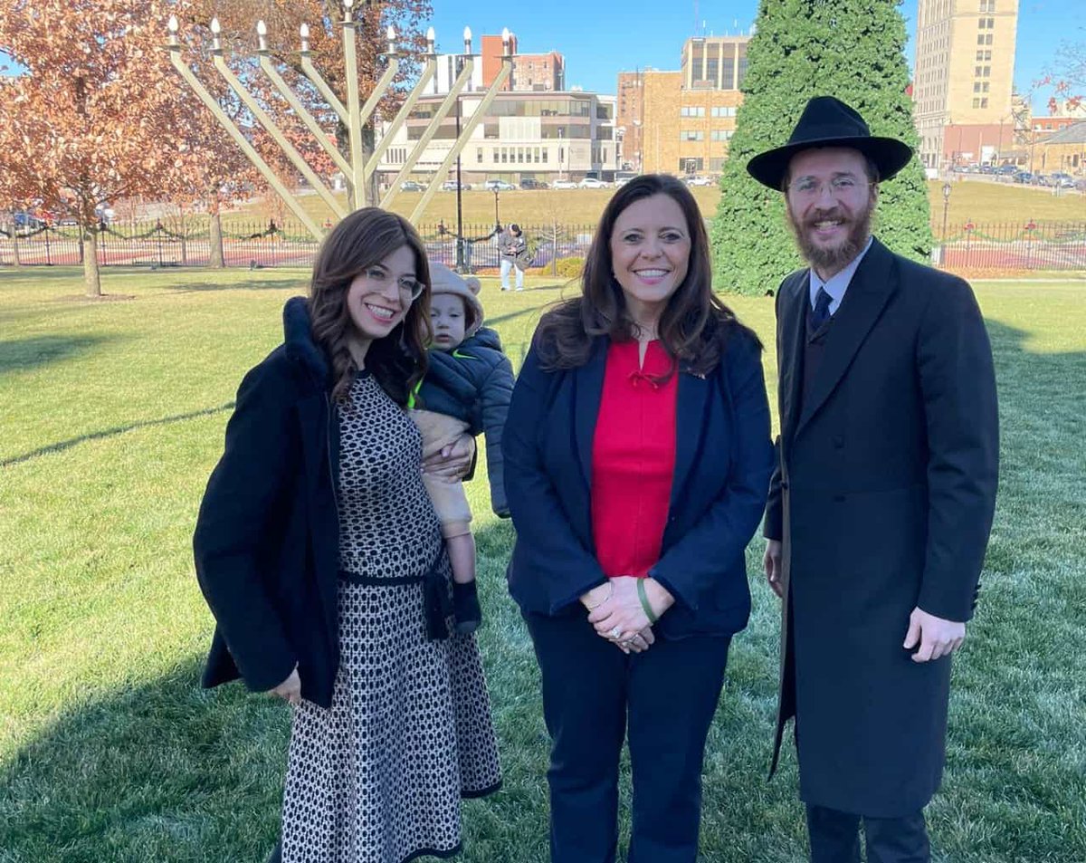 Was very nice celebrating Chanukah with Mayor Misty Buscher!