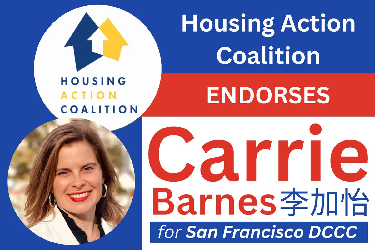 Excited to share that I've been endorsed by @HACdotorg. HAC is a fierce housing advocate, and I'm honored to be considered one as well. SF has an affordability and homelessness crisis, and it's time to rethink our antiquated zoning + burdensome bureaucracy to build more homes.