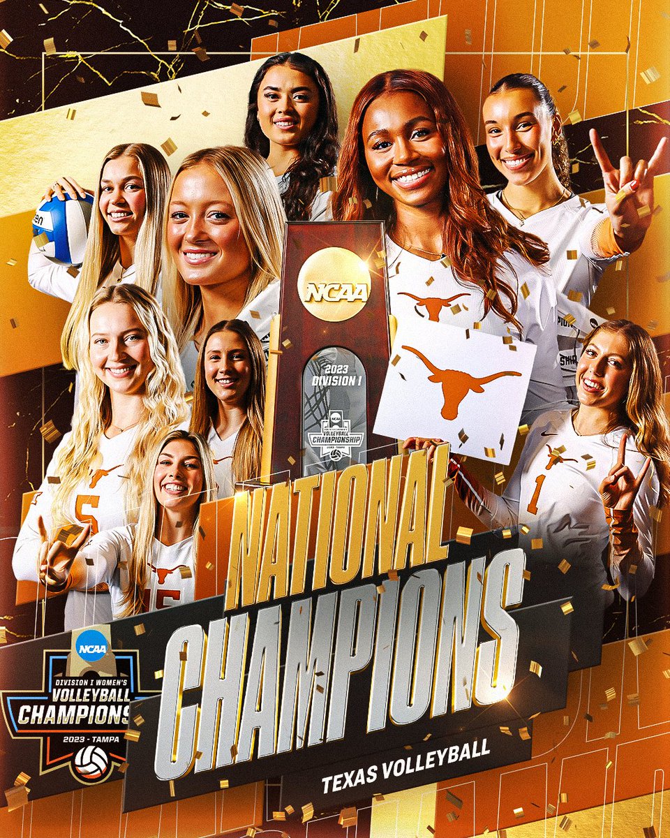 NCAA Women's Volleyball (@ncaavolleyball) on Twitter photo ๐๐ค ๐๐๐ ๐๐๐๐๐๐๐๐ ๐๐๐๐๐๐ ๐
๐๐ ๐๐๐๐๐ ๐ค๐
(2) <a href="/TexasVolleyball/">Texas Volleyball</a> repeats as National Champions after sweeping (1) Nebraska ๐งน
#NCAAWVB ๐๐ค ๐๐๐ ๐๐๐๐๐๐๐๐ ๐๐๐๐๐๐ ๐
๐๐ ๐๐๐๐๐ ๐ค๐
(2) <a href="/TexasVolleyball/">Texas Volleyball</a> repeats as National Champions after sweeping (1) Nebraska ๐งน
#NCAAWVB