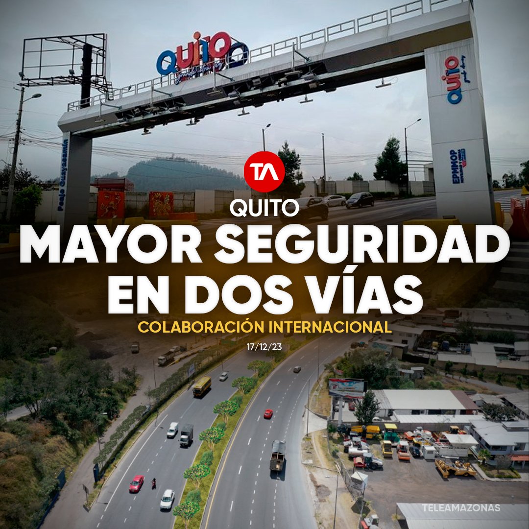 Federación Internacional del Automóvil colabora para mejorar seguridad en dos vías de Quito. Detalles ow.ly/qUYW50Qjx7x