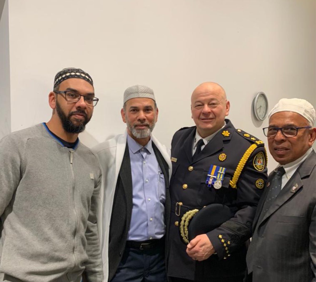 It was a wonderful evening at the Imdadul Islamic Centre. Grateful for the generous hospitality provided by the Board of Directors and the broader community, including the dedicated members of @TorontoPolice Muslim Consultative Committee