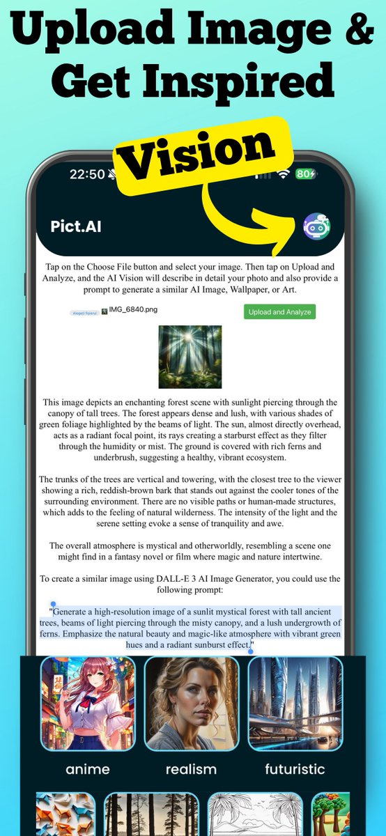 Pict. AI Art Generator & AI Image Wallpaper tweet media