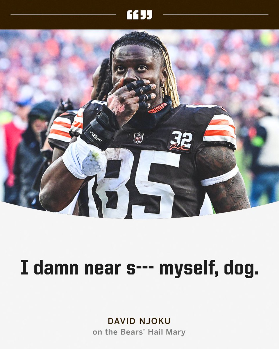 SportsCenter's tweet image. Close call for the Browns 😂